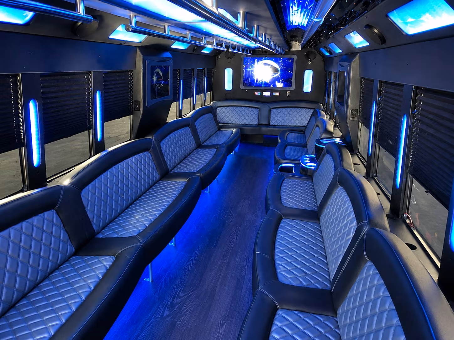 costa mesa wedding party bus rental