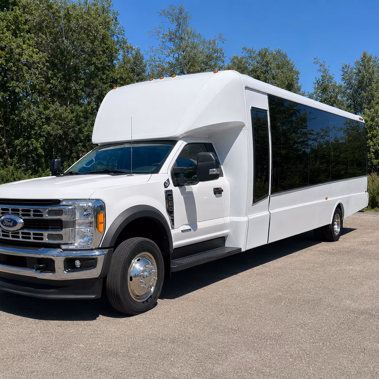 how the type of bus changes the price in costa mesa california