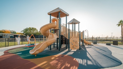 adventure playground at irvine regional park