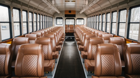 costa mesa school bus rental inside